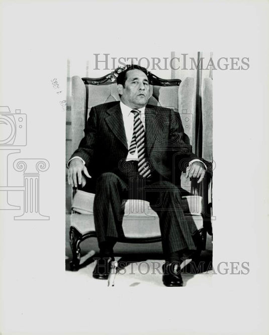 1982 Press Photo El Salvador's President Jose Napoleon Duarte in San Salvador- Historic Images