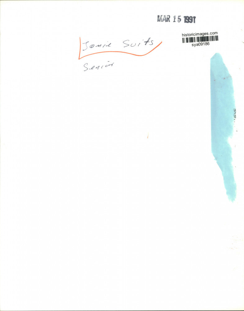 1991 Press Photo Jamie Suits, High School Senior Student at Event - sya09186