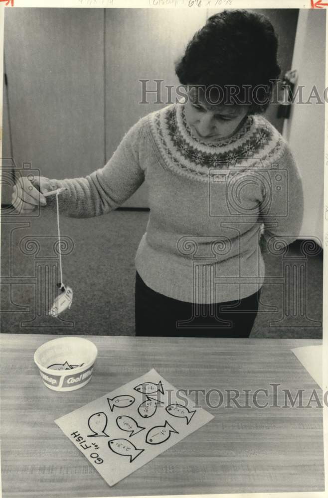 1985 Press Photo Jackie Sawyer of Syracuse Board of Education Volunteer Program