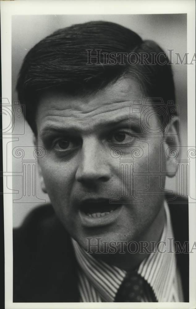 1989 Press Photo Frank Graham, Son of Billy Graham in Close Up - sya16307