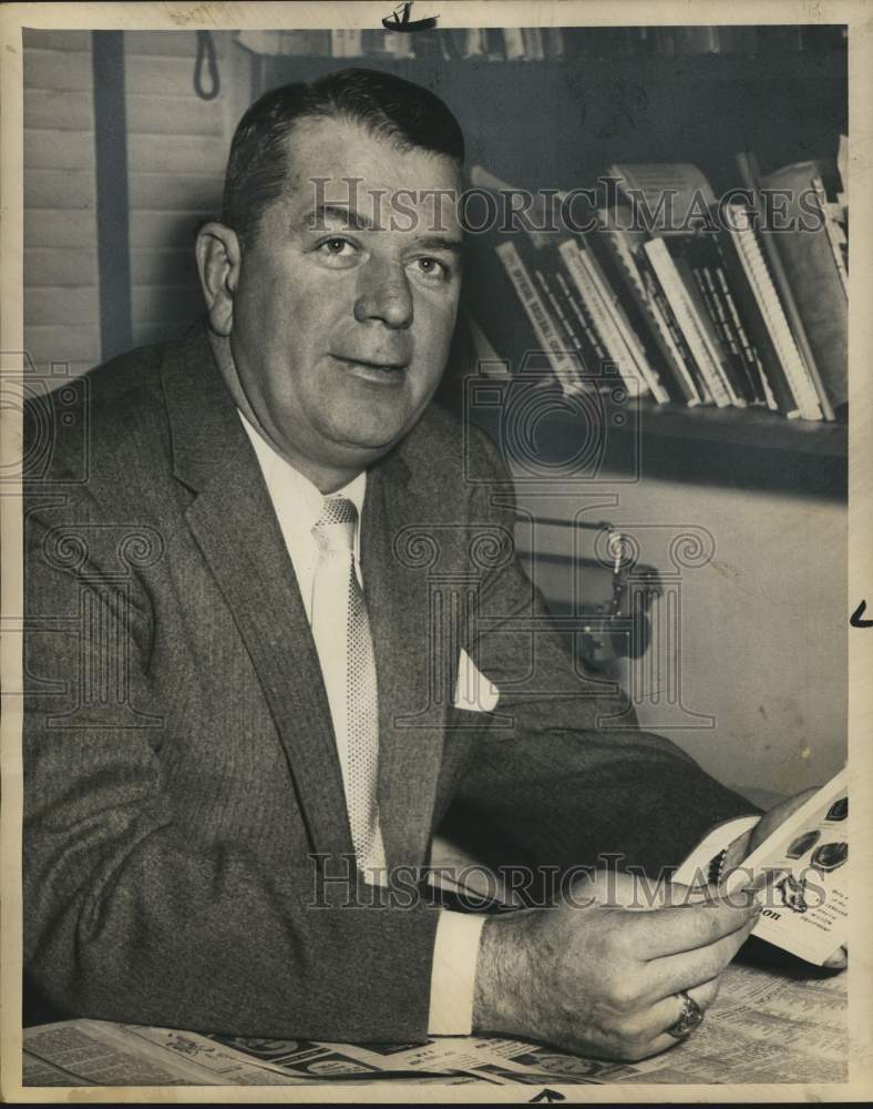 1959 Press Photo Tom Gorman, National League Baseball Umpire - sya17319- Historic Images