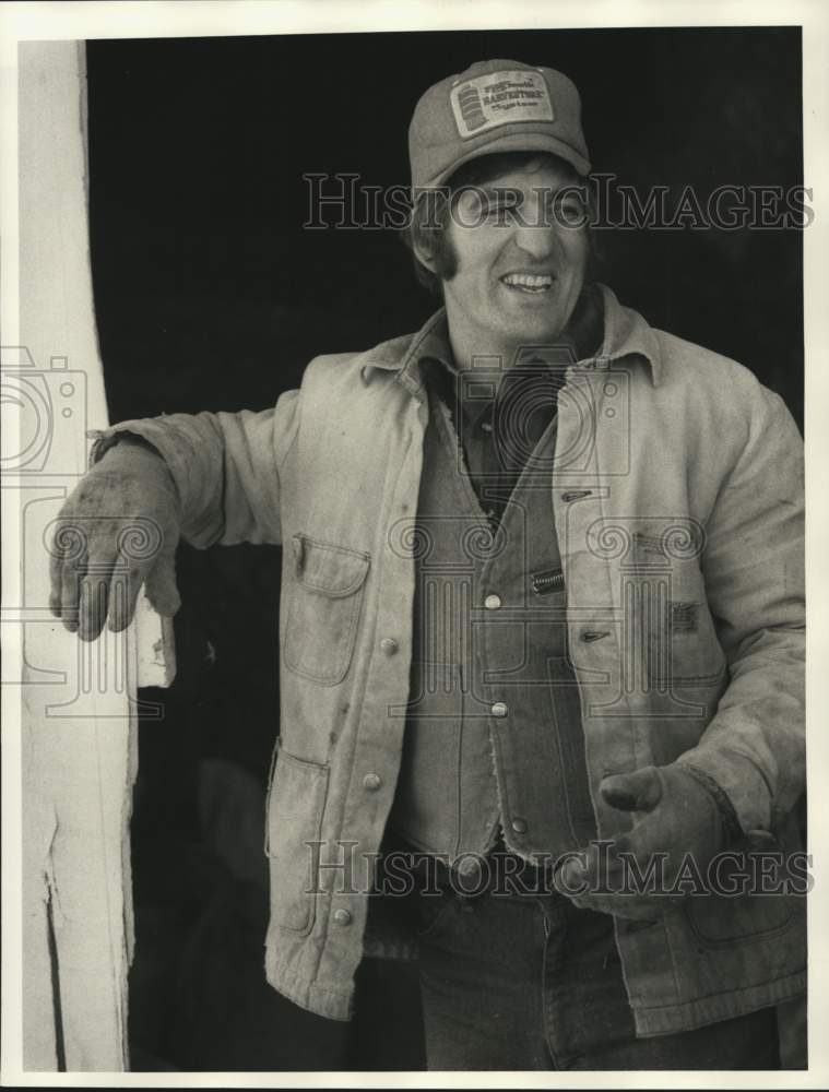 Press Photo Mike Bloom, Otisco New York Dairy Industry Farmer - sya20798
