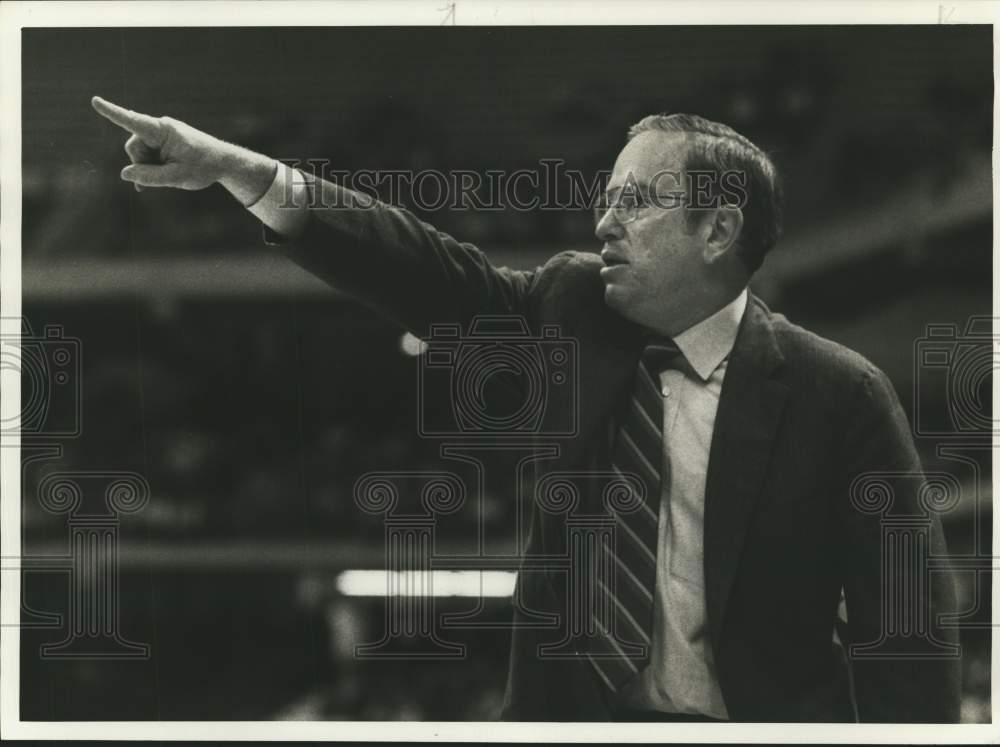 1987 Press Photo Murray Arnold, Western Kentucky Basketball - sya21063- Historic Images