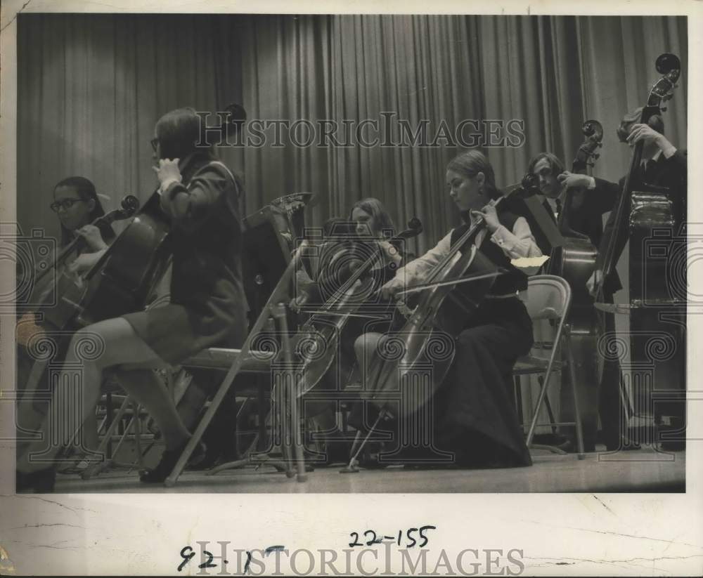 1970 Press Photo All County Orchestra Cello Players - sya21698- Historic Images