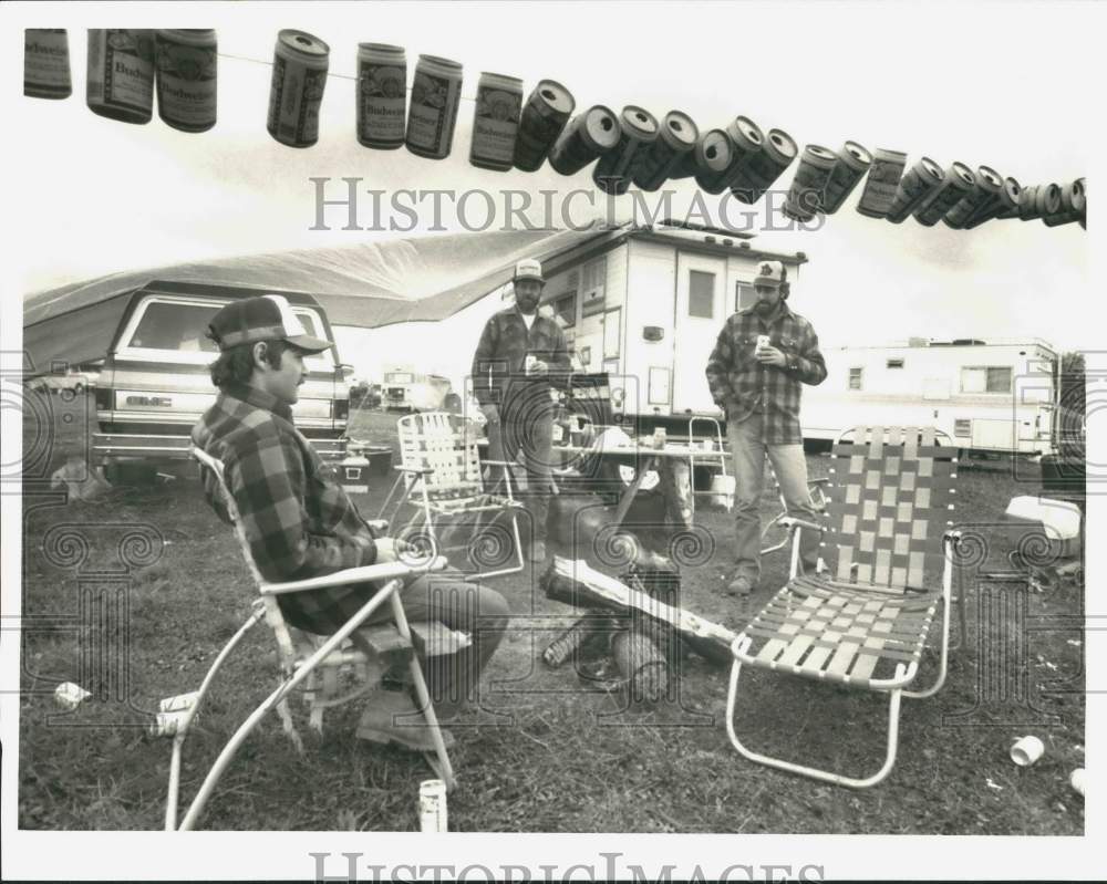 Press Photo Miller Automobile Racing Attendees at New York State Fairgrounds- Historic Images