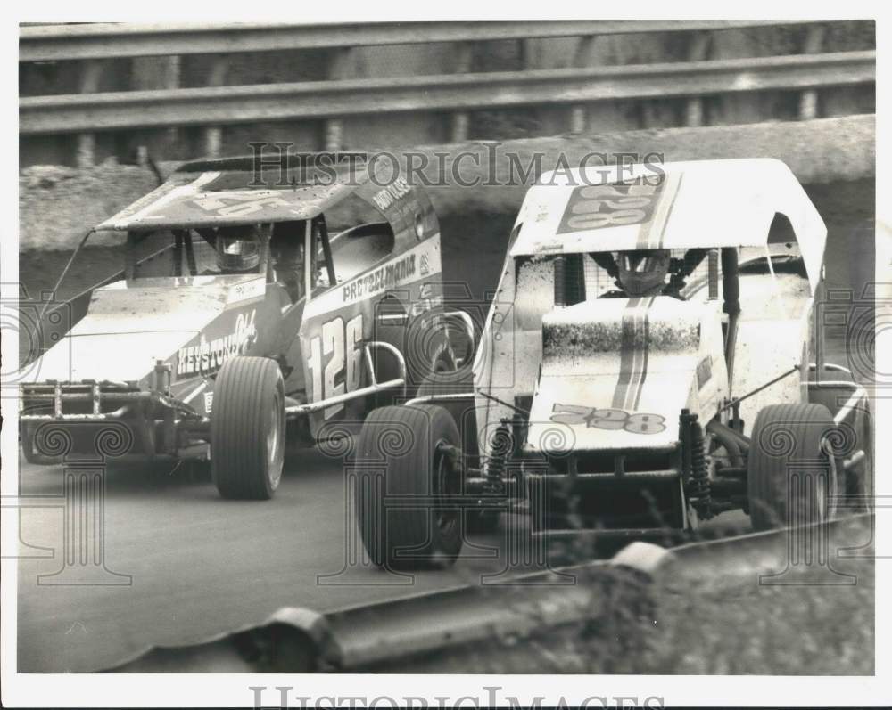 Press Photo Miller American 200 Automobile Racing at New York State Fairgrounds- Historic Images