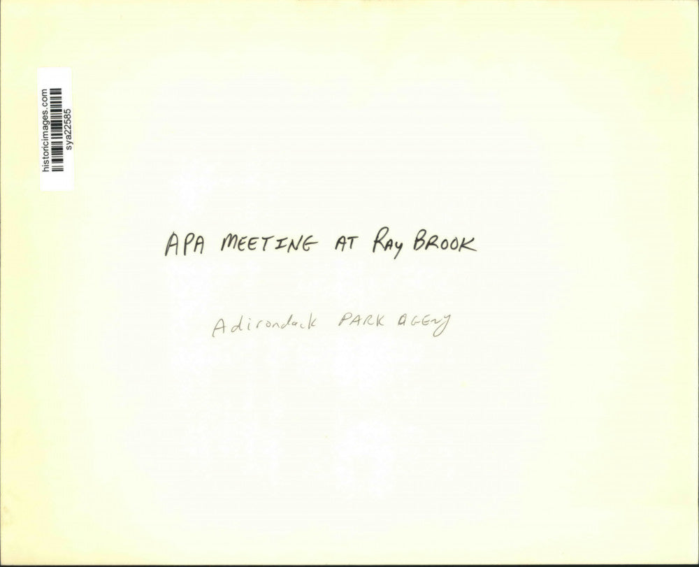 Press Photo Adirondack Park Agency Meeting at Ray Brook - sya22585