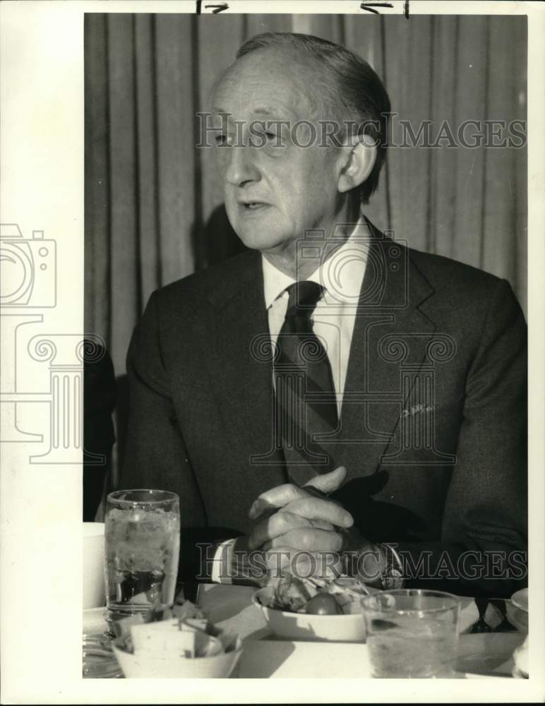 1984 Press Photo New York-Hubert Faure of UTC - sya26181