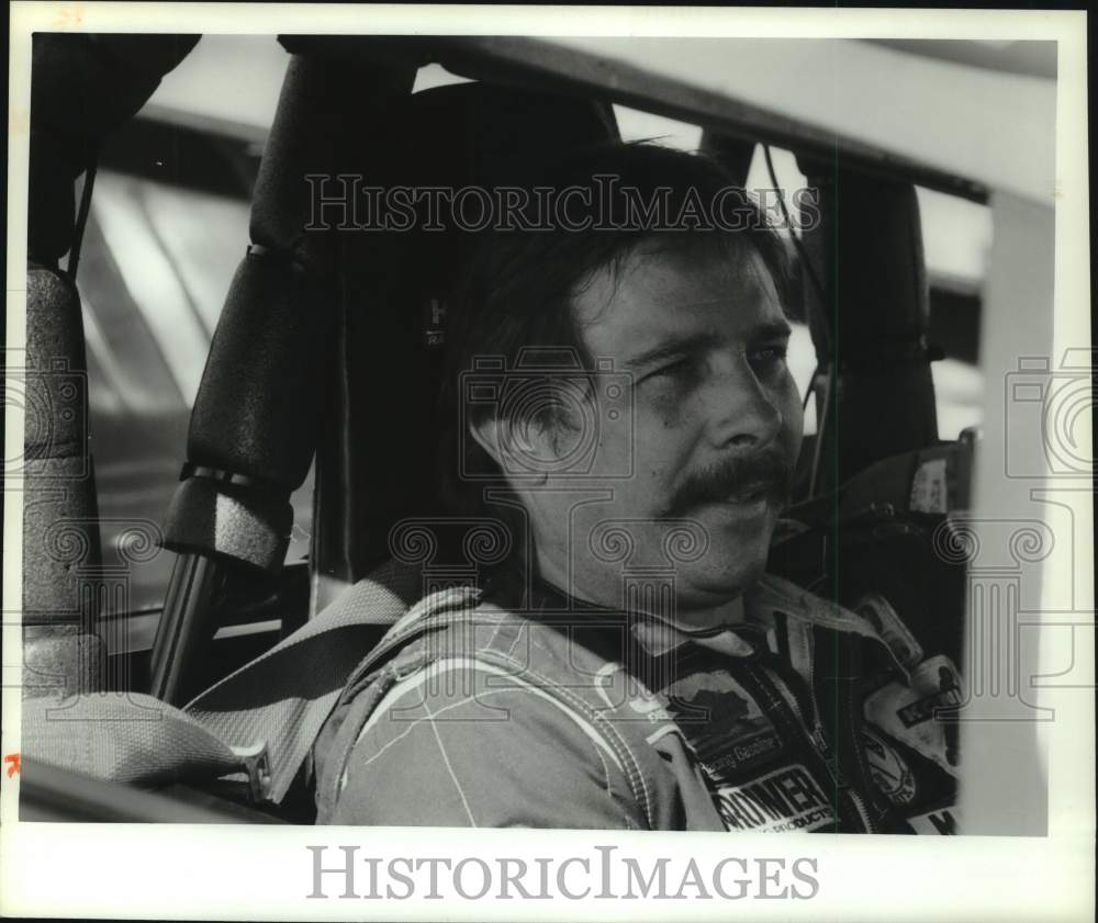 1992 Press Photo Billy Pauch in Super Dirt Races at New York State Fairgrounds- Historic Images