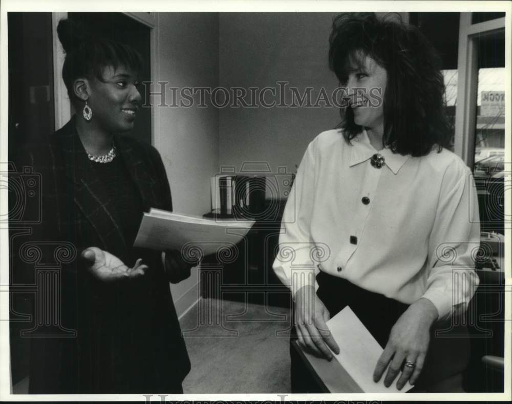 1991 Press Photo Jennifer Nolan of Greater Syracuse Association of Realtors- Historic Images