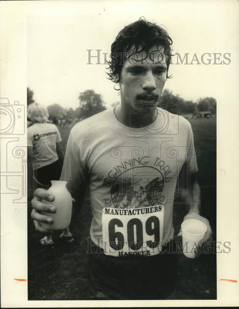 Press Photo Jim O&#39;Connell, Syracuse Chargers Track Club Winner of 5,000 Meter- Historic Images