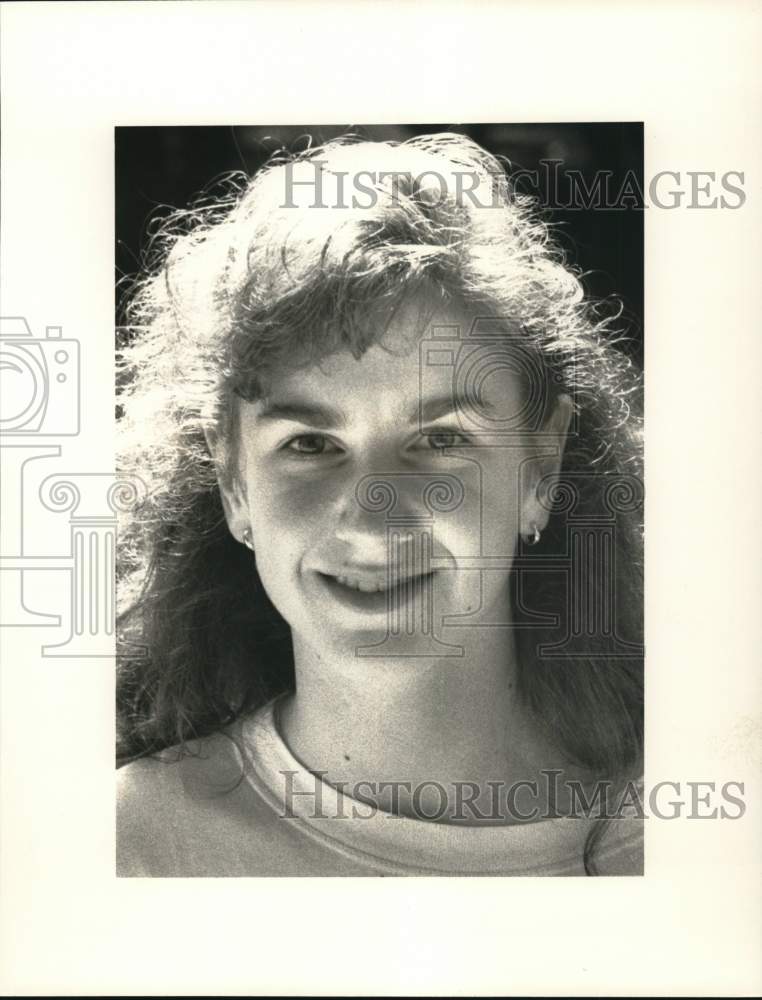 1989 Press Photo Camden High School Field Hockey Player Nikki Clifford- Historic Images