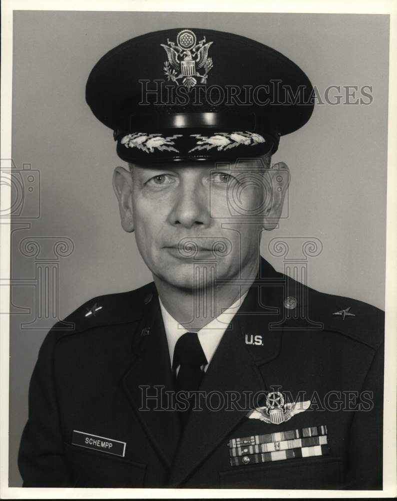 Press Photo Paul A. Schempp in Military Portrait - sya70650- Historic Images