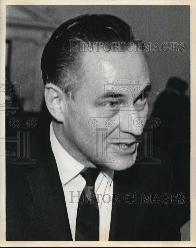 1958 Press Photo James Salanger, Democratic County Legislature Minority Leader- Historic Images