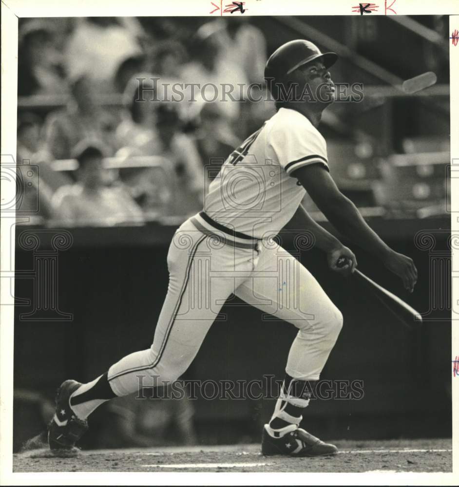 1989 Press Photo Glenallen Hill in Syracuse Chiefs vs. Scranton Baseball Game- Historic Images