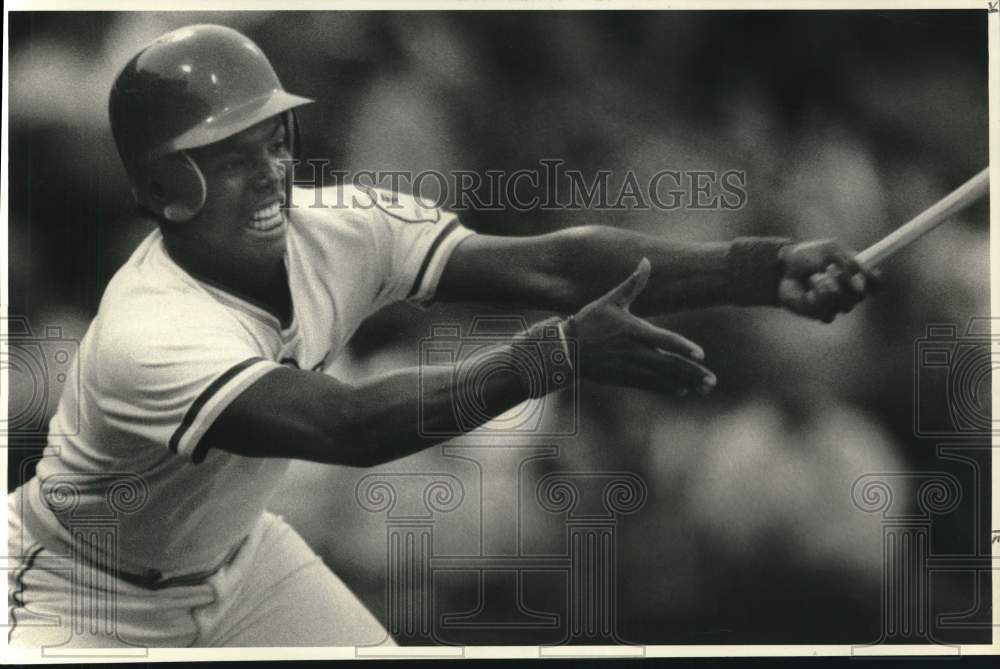 1989 Press Photo Glenallen Hill, Syracuse Chiefs Baseball Player - sya94655- Historic Images