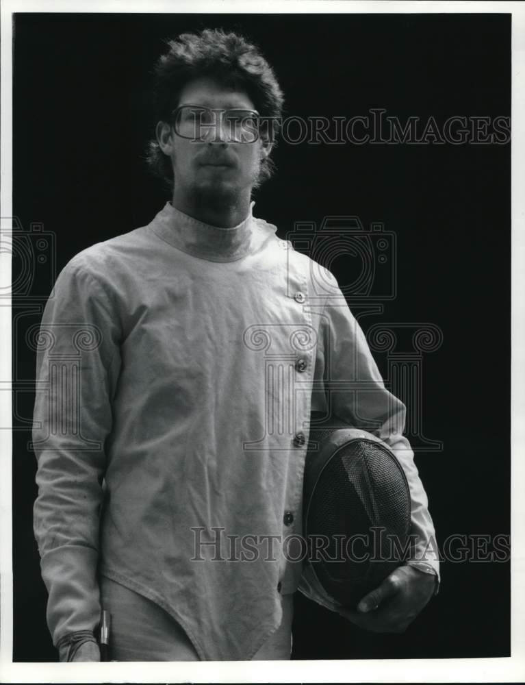 Press Photo Fencer Peter Kip - sya97363- Historic Images