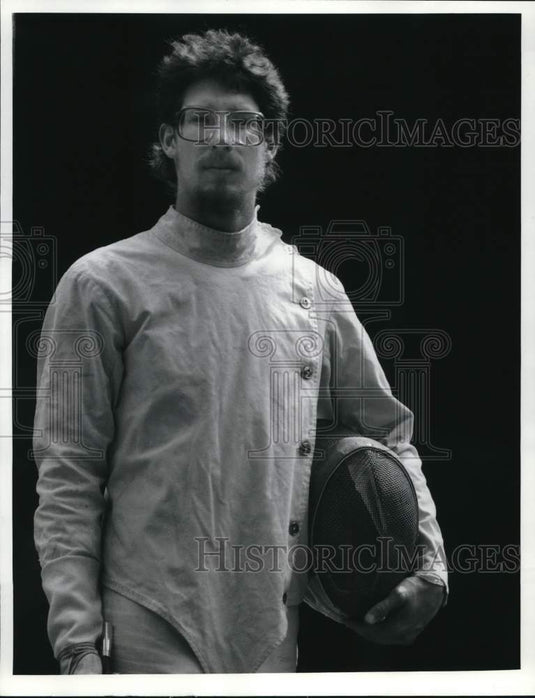 Press Photo Fencer Peter Kip - sya97363- Historic Images
