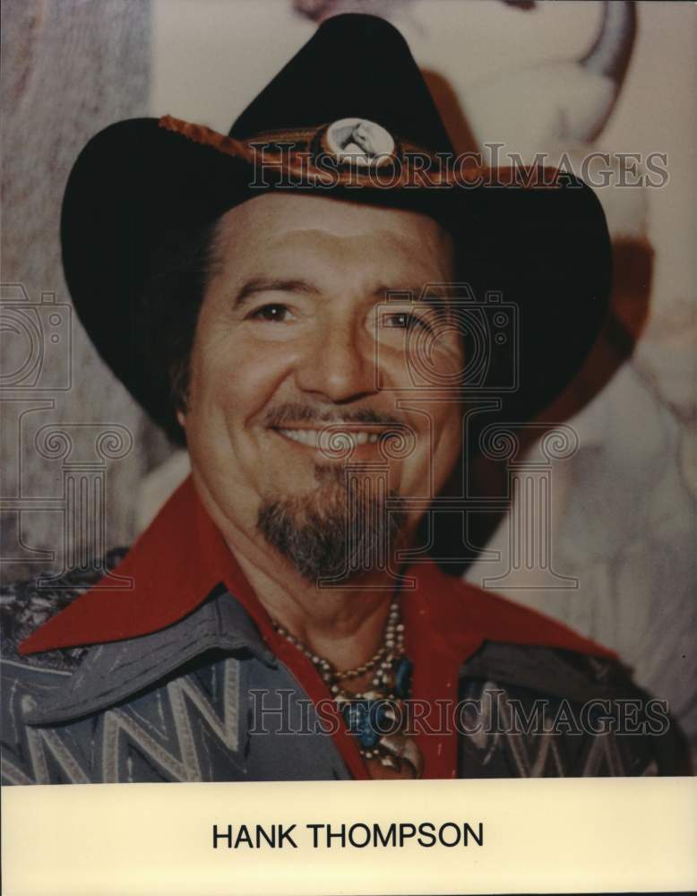 Press Photo Hank Thompson at Hannibal Firemen's Field Days - syp00983- Historic Images