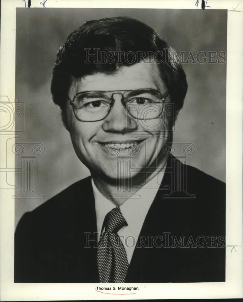 1985 Press Photo Thomas S. Monaghan, Founder of Domino&#39;s Pizza - syp02752- Historic Images