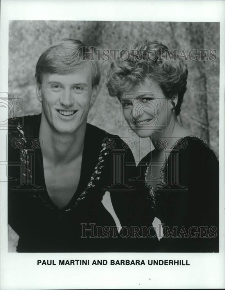 Press Photo Canadian Figure Skaters Paul Martini and Barbara Underhill- Historic Images