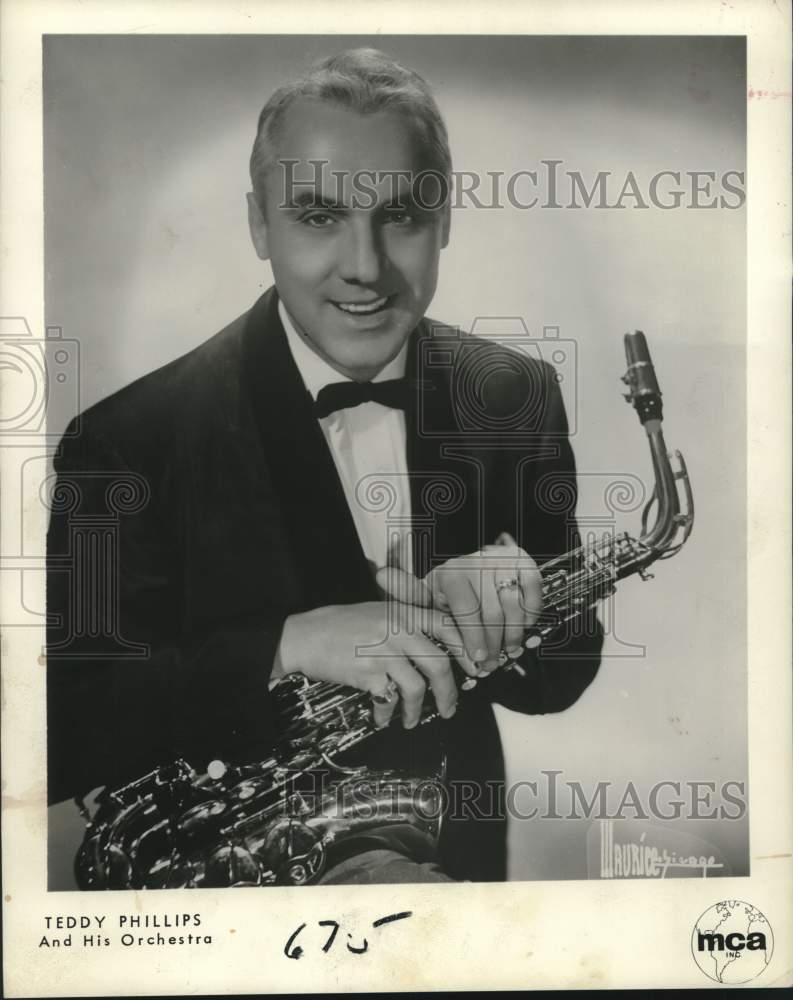 Press Photo Musician Teddy Phillips and His Orchestra - syp03971