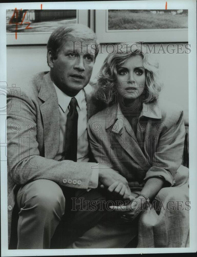 1984 Press Photo Ken Howard and Donna Mills in scene - syp06139- Historic Images