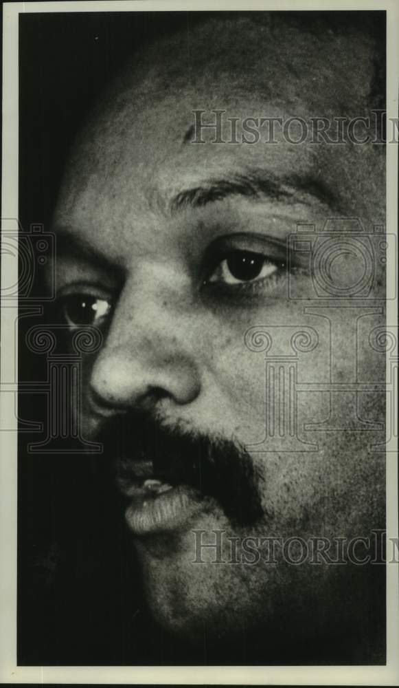 1983 Press Photo Presidential Candidate Jesse Jackson - syp06196- Historic Images