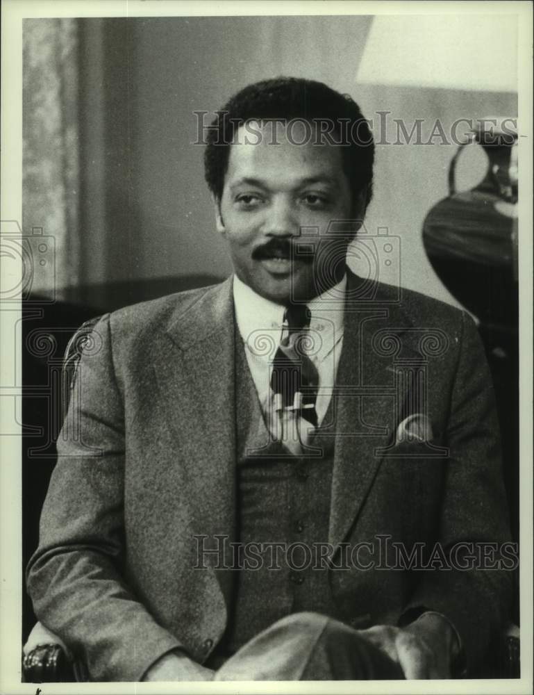 1984 Press Photo Reverend Jesse Jackson to appear on "Saturday Night Live"- Historic Images