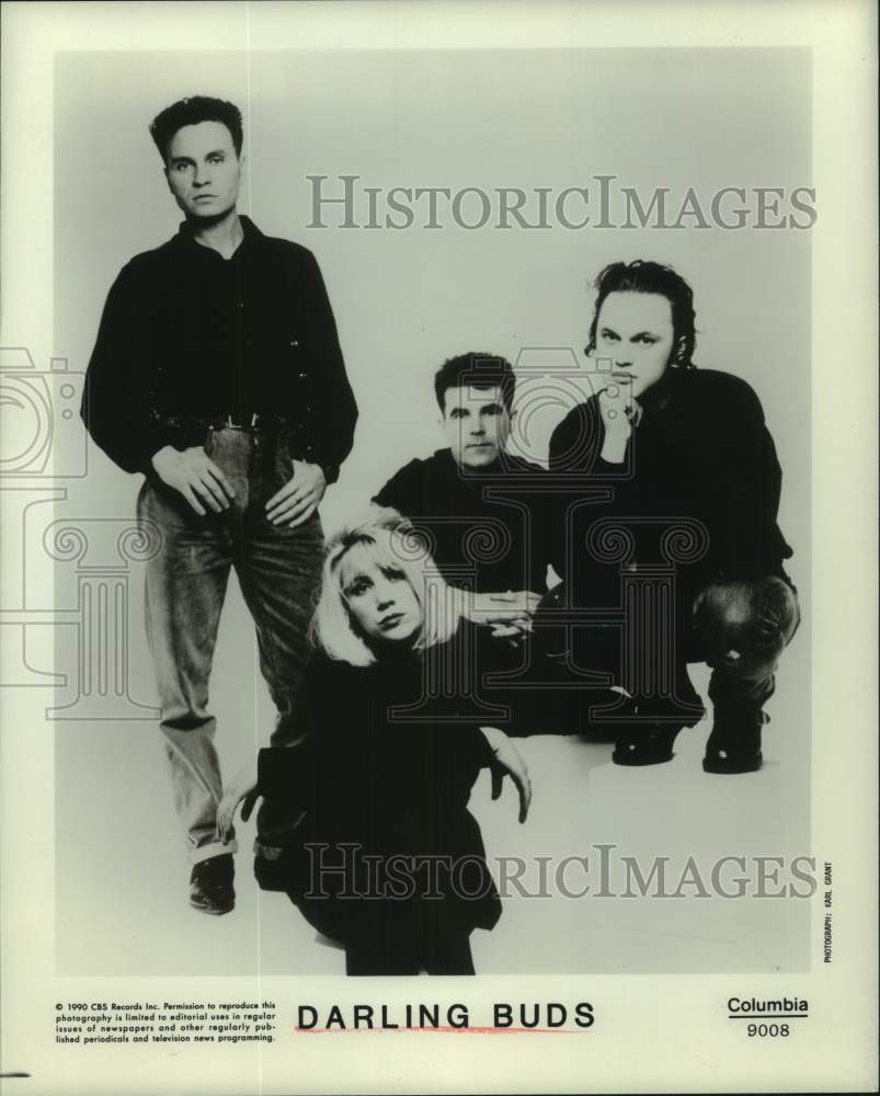 1990 Press Photo Members of the music group Darling Buds - syp06369- Historic Images