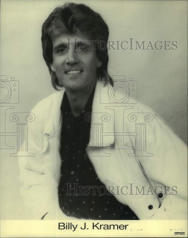 Press Photo Musician Billy J. Kramer - syp06872