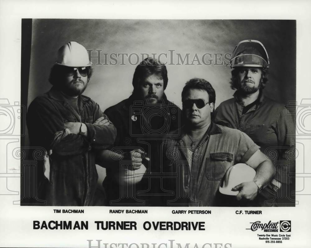 Press Photo Bachman Turner Overdrive music group - syp07375