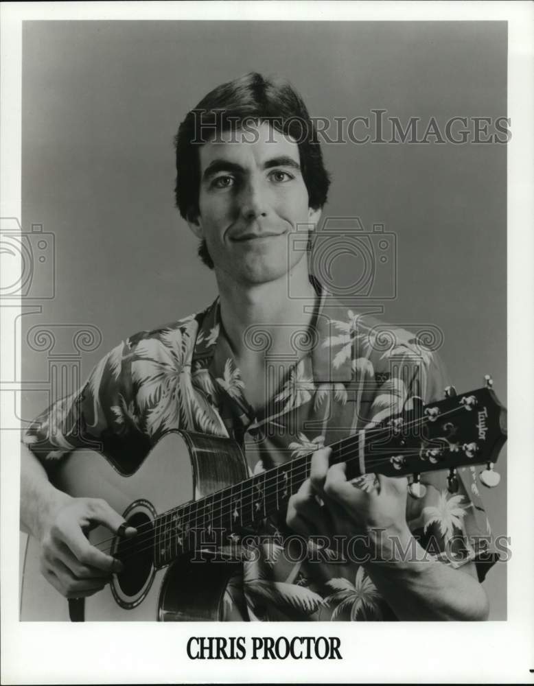 Press Photo Musician Chris Proctor - syp13664- Historic Images