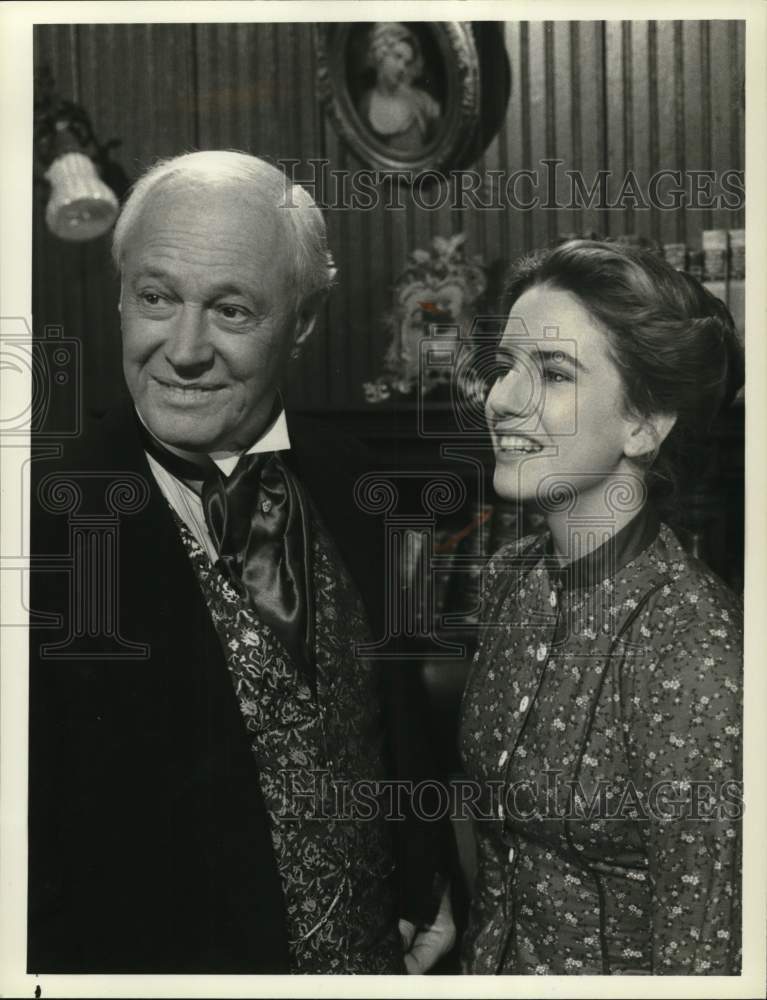 1982 Press Photo Melissa Gilbert and William Prince in "Little House"- Historic Images