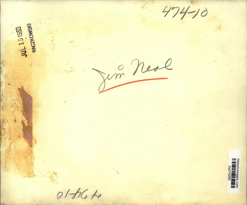 1953 Press Photo Jim Neal - syp14260