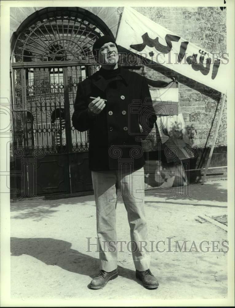 1986 Press Photo Burt Lancaster in "On Wings of Eagles" - syp14941- Historic Images