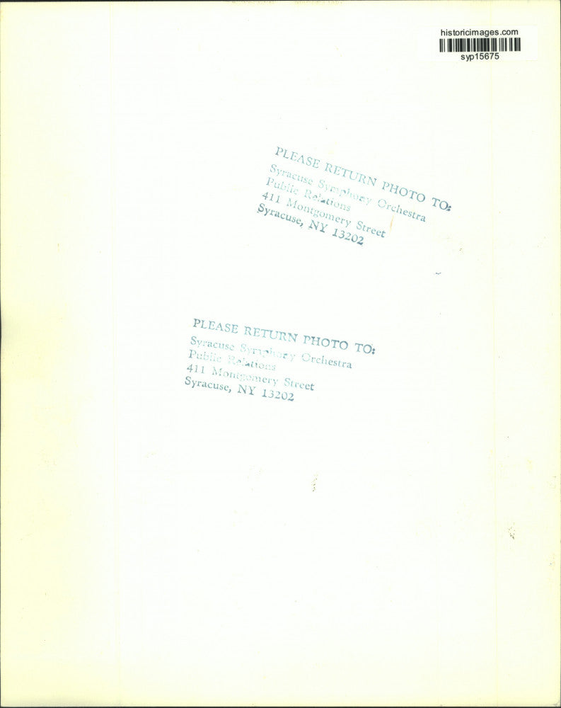 Press Photo Conductor John Covelli - syp15675