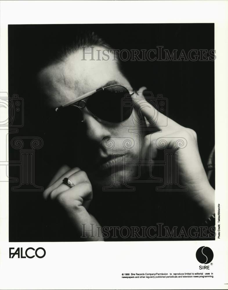 1989 Press Photo Musician Falco - syp16135- Historic Images