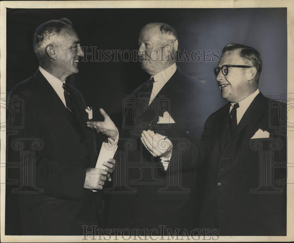 1966 Press Photo James H. Farley, Thomas W. Higgins, and William Morgan- Historic Images