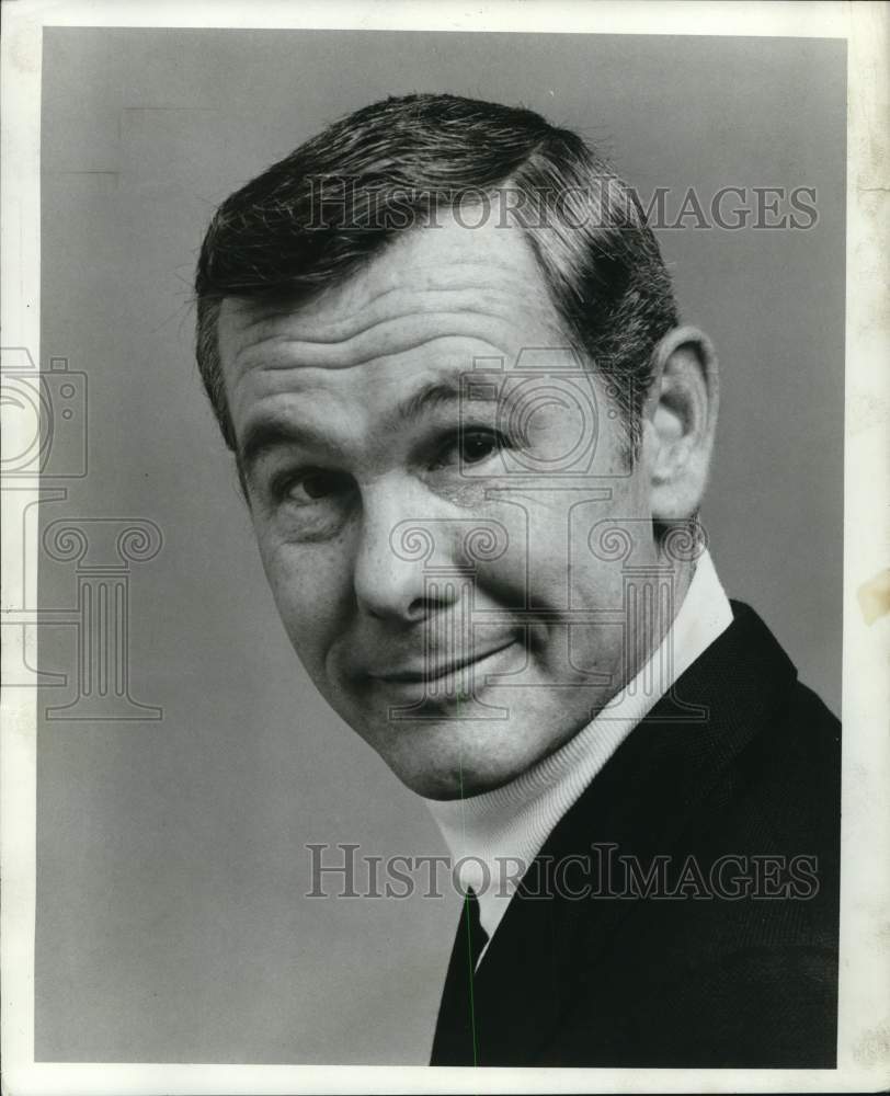 1968 Press Photo Johnny Carson in Close Up Portrait - syp28399- Historic Images