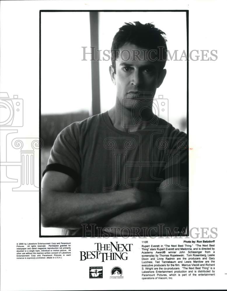 2000 Press Photo Actor Rupert Everett Starring in "The Next Best Thing"- Historic Images