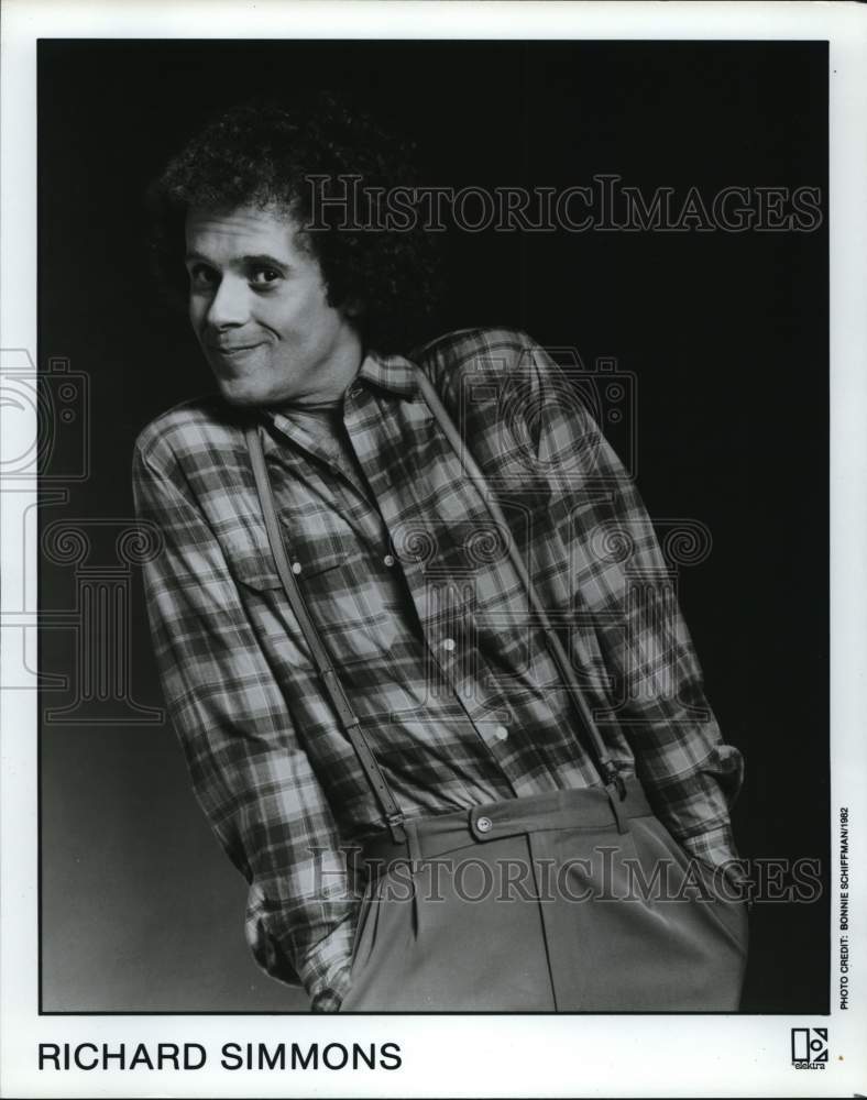 1982 Press Photo Exercise guru, Richard Simmons - syp30531- Historic Images