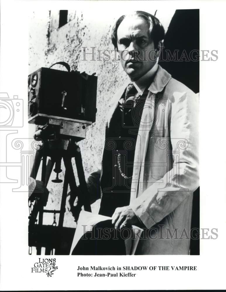 Press Photo Actor John Malkovich star in Shadow Of The Vampire - syp33875- Historic Images