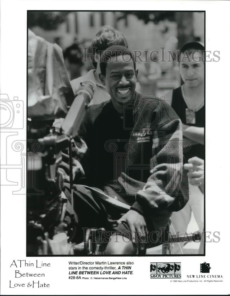 1996 Press Photo Director Martin Lawrence in &quot;A Thin Line Between Love and Hate&quot;- Historic Images