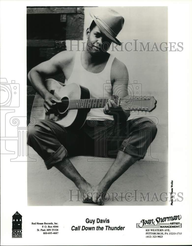 Press Photo Musician Guy Davis - syp37168- Historic Images