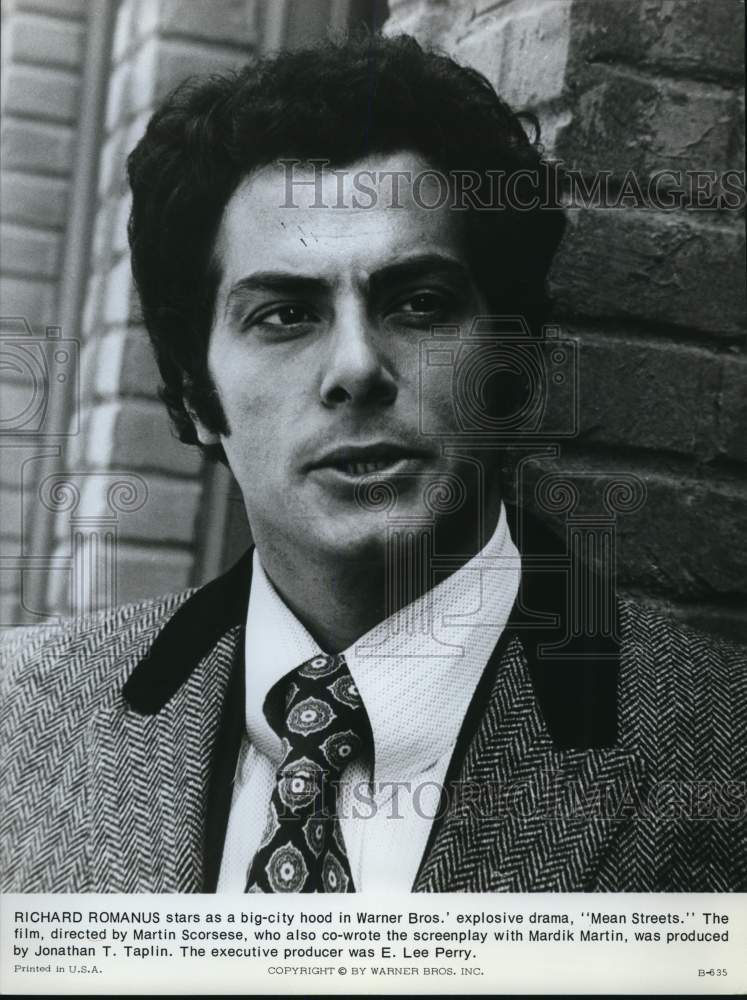 Press Photo Actor Richard Romanus in "Mean Streets" Movie - syp38124- Historic Images