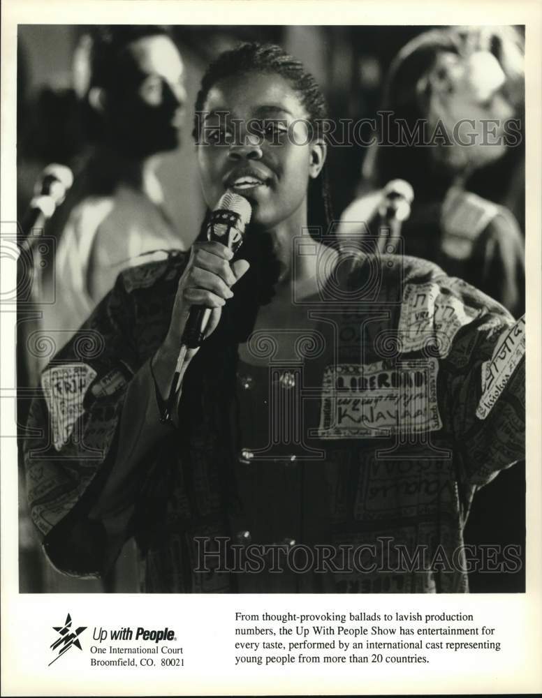 Press Photo "Up With People" Cast performs - syp42270- Historic Images