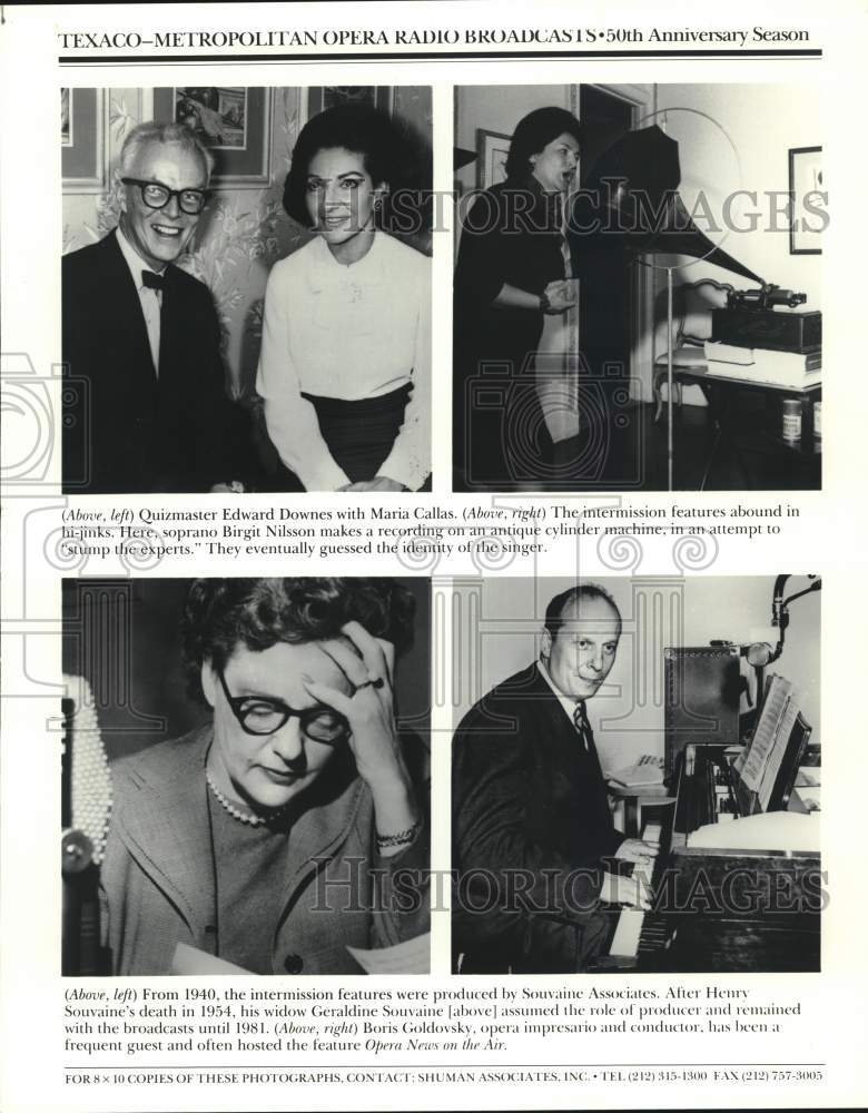 1940 Press Photo Opera producers and performers. - syp42542