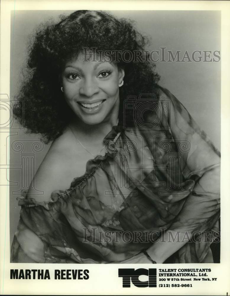 Press Photo Martha Reeves, Musician - syp43672 - Historic Images