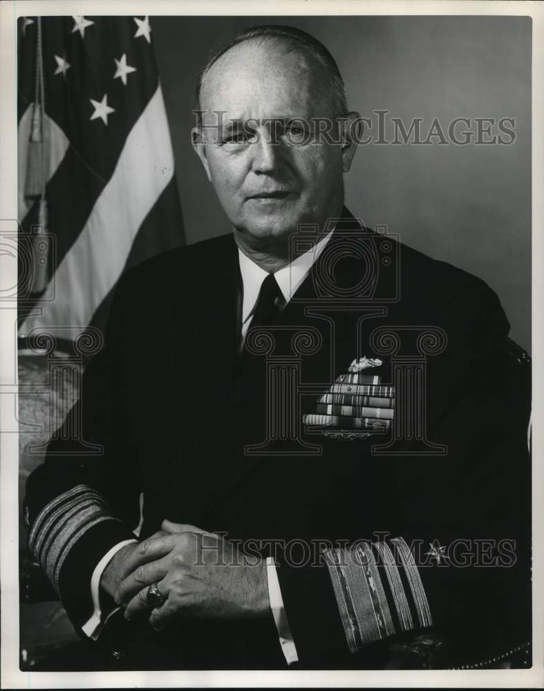 1959 Press Photo United States Navy Vice Admiral John Mylin Will - syp43991- Historic Images